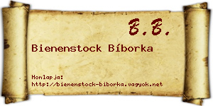 Bienenstock Bíborka névjegykártya
